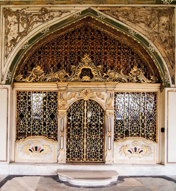 szczegóły dotyczące pałacu Topkapi