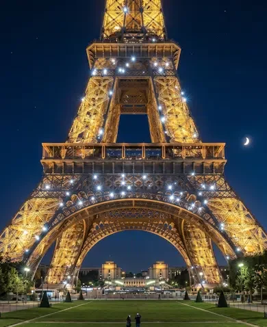 Eiffel Tower at night