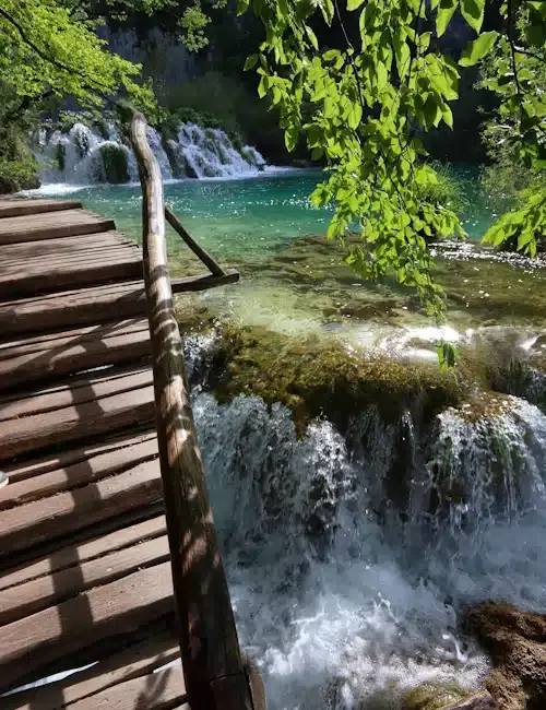 fából készült lépcsők plitvice