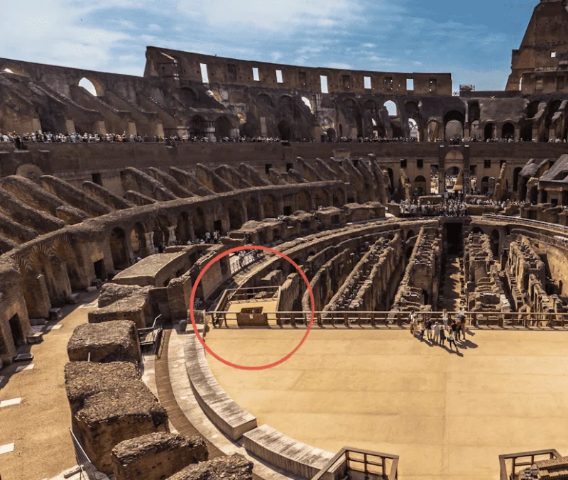 Colosseum trapdoor