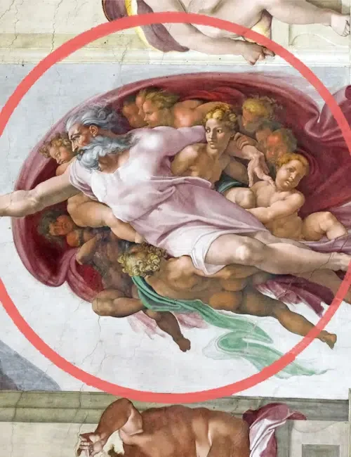 Sistine Şapeli Tanrı